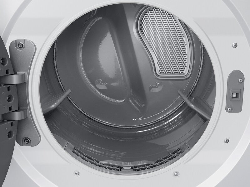 Bespoke AI Laundry Hub™ 4.6 cu. ft. Large Capacity Single Unit Washer with Steam Wash and 7.6 cu. ft. Gas Dryer in White - (WH46DBH100EWA3)