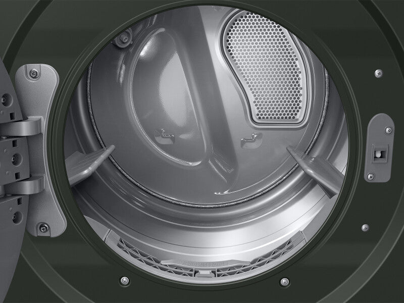 Bespoke 5.3 cu. ft. AI Laundry Hub™ Ultra Capacity Single Unit Washer with AI OptiWash™ and 7.6 cu. ft. Electric Dryer in Satin Green - (WH53DBH700EFA3)