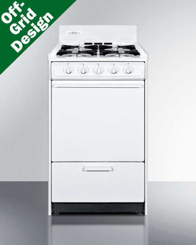 20" Wide Propane Gas Range, Battery Start - (WLM110P)