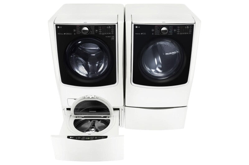 6.2 Total Capacity LG TWINWash™ Bundle with LG SideKick™ and Gas Dryer WM9000HWA_WD200CW_DLGX9001W_WDP5W - (WM9000HWAWD200CWDLGX9001WWDP5W)