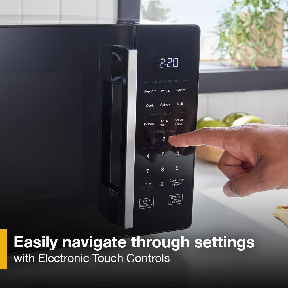 0.7 cu. ft. Black Countertop Microwave With Steam Clean - 700 watt - (WMCS3018RB)