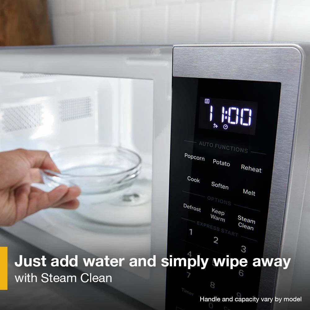 0.7 cu. ft. Black Countertop Microwave With Steam Clean - 700 watt - (WMCS3018RB)