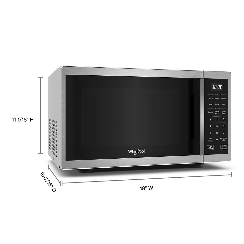 0.9 cu. ft. Stainless Steel Countertop Microwave With Steam Clean - 900 watt - (WMCS3019RS)