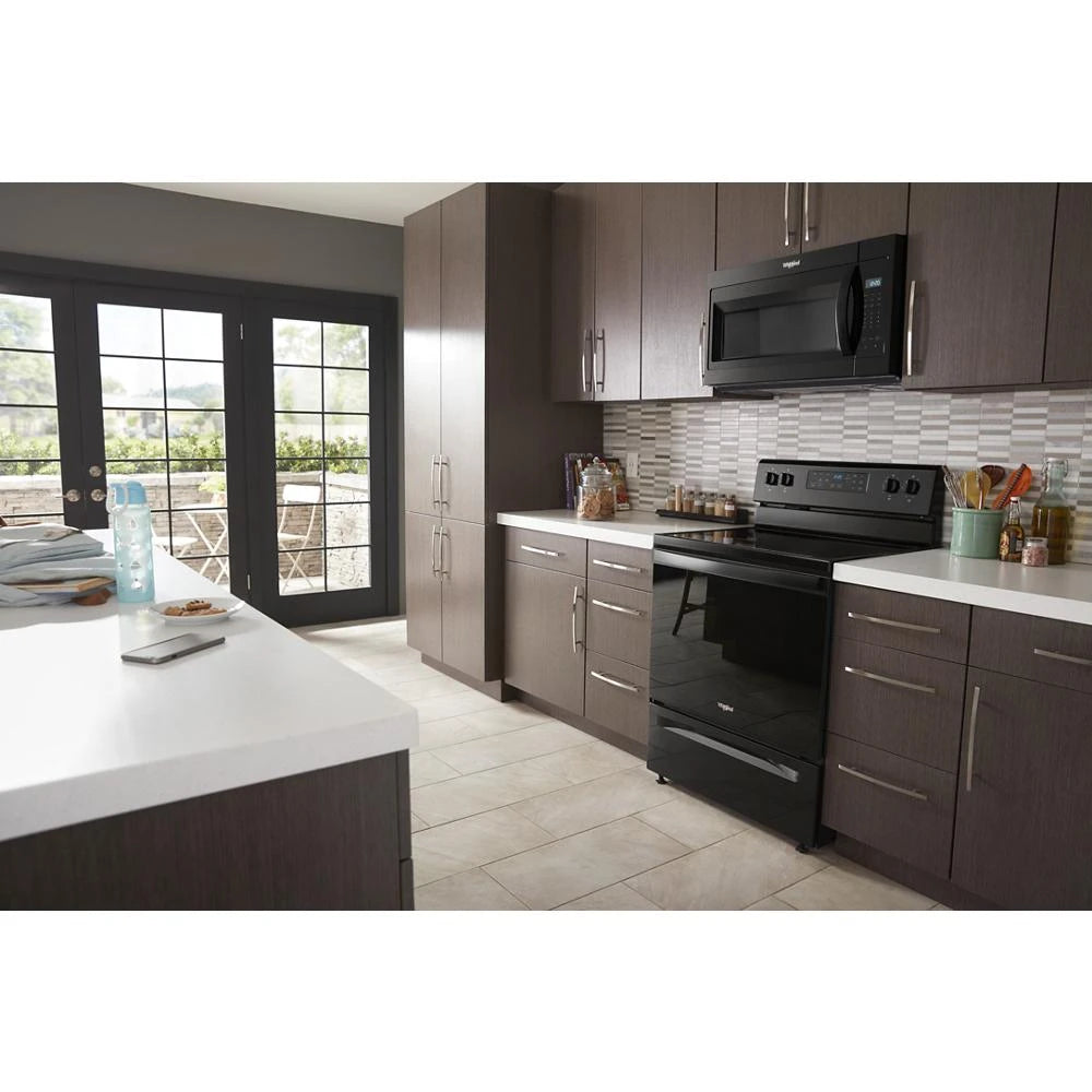 1.7 cu. ft. Microwave Hood Combination with Electronic Touch Controls - (WMH31017HB) - WHIRLPOOL