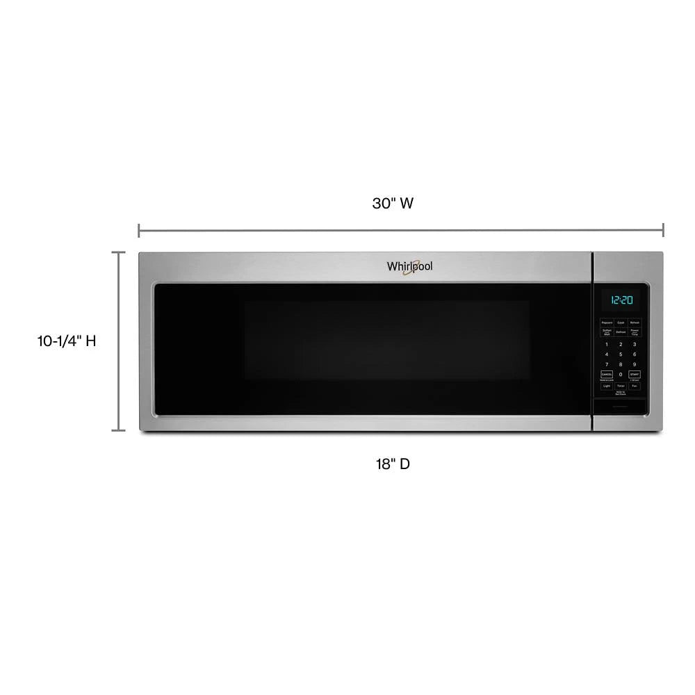 1.1 cu. ft. Low Profile Microwave Hood Combination - (WML35011KS) - WHIRLPOOL