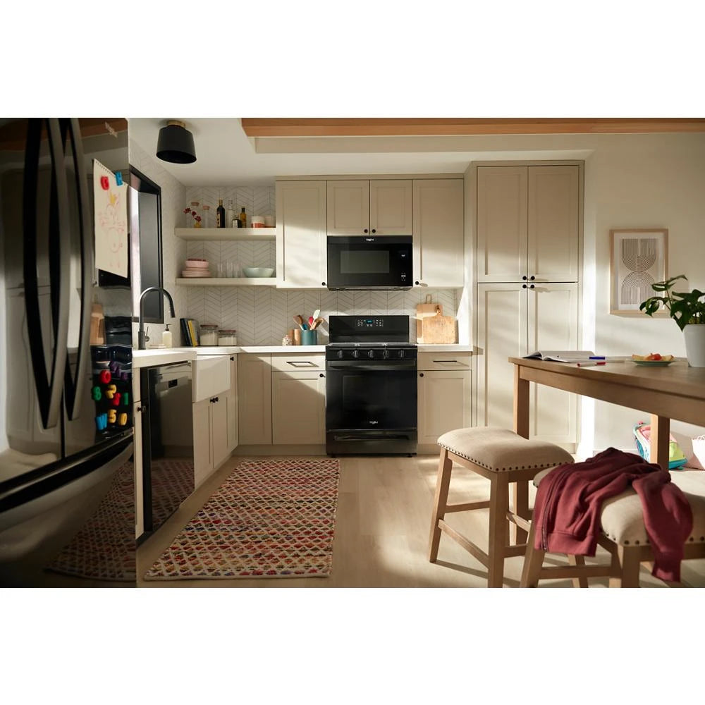 1.1 Cu. Ft. Flush Mount Microwave with Turntable-Free Design - (WMMF5930PB) - WHIRLPOOL