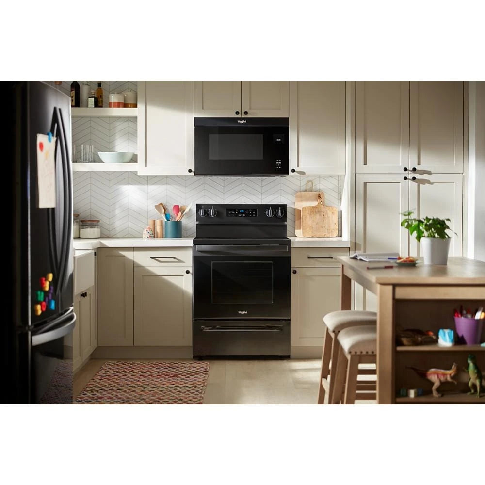 1.1 Cu. Ft. Flush Mount Microwave with Turntable-Free Design - (WMMF5930PB) - WHIRLPOOL