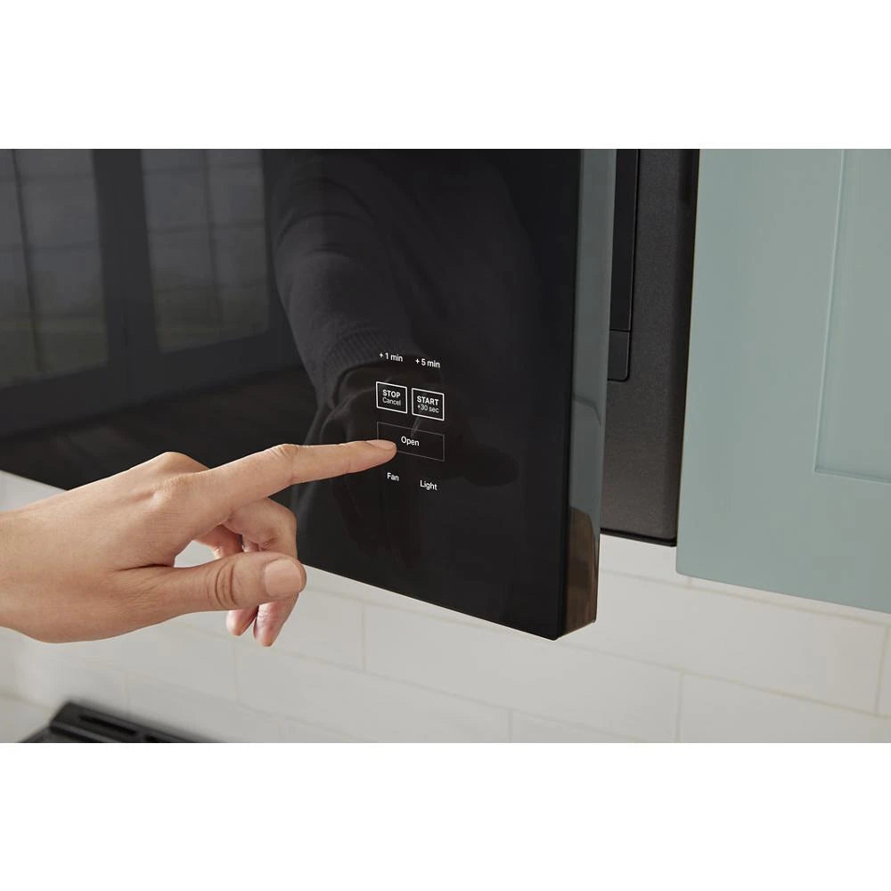1.1 Cu. Ft. Flush Mount Microwave with Turntable-Free Design - (WMMF5930PB) - WHIRLPOOL