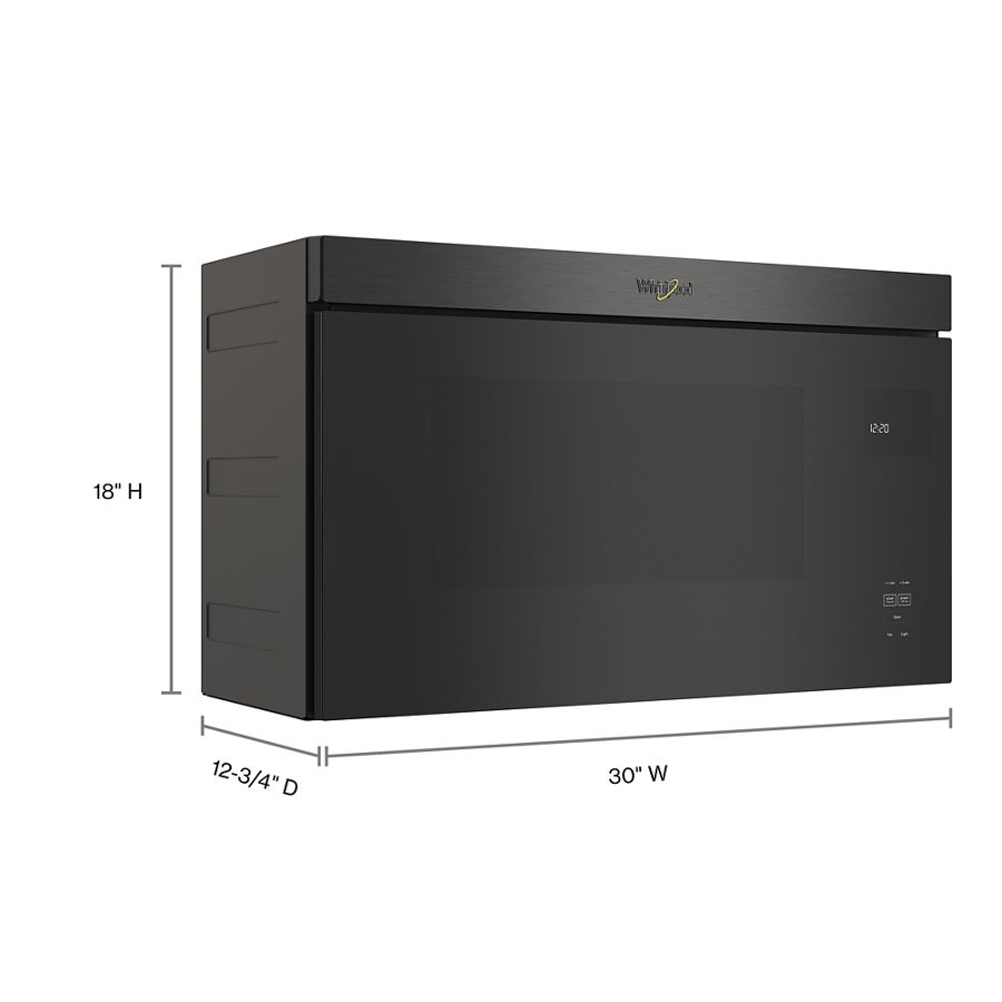 1.1 Cu. Ft. Flush Mount Microwave with Turntable-Free Design - (WMMF5930PV) - WHIRLPOOL