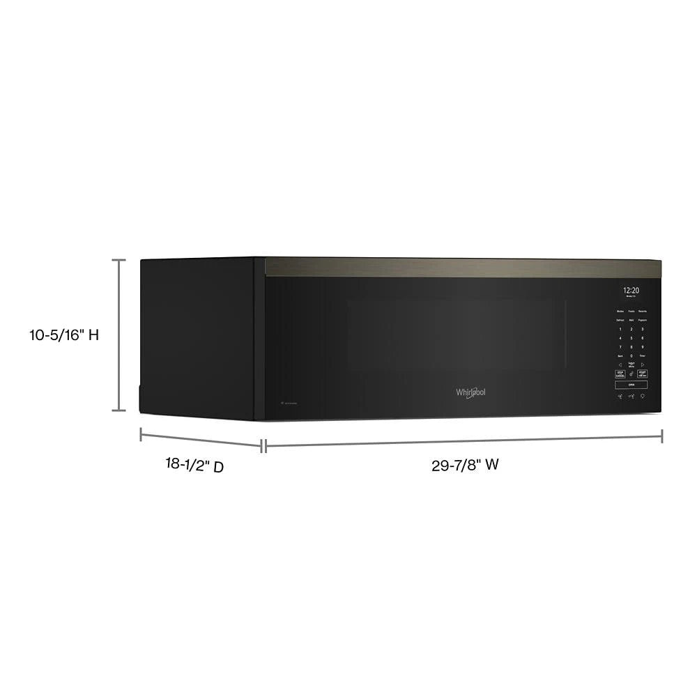 1.1 cu. ft. Smart Low Profile Microwave Hood Combination with 450 CRM 4-Speed Venting - (WMML5530RV)