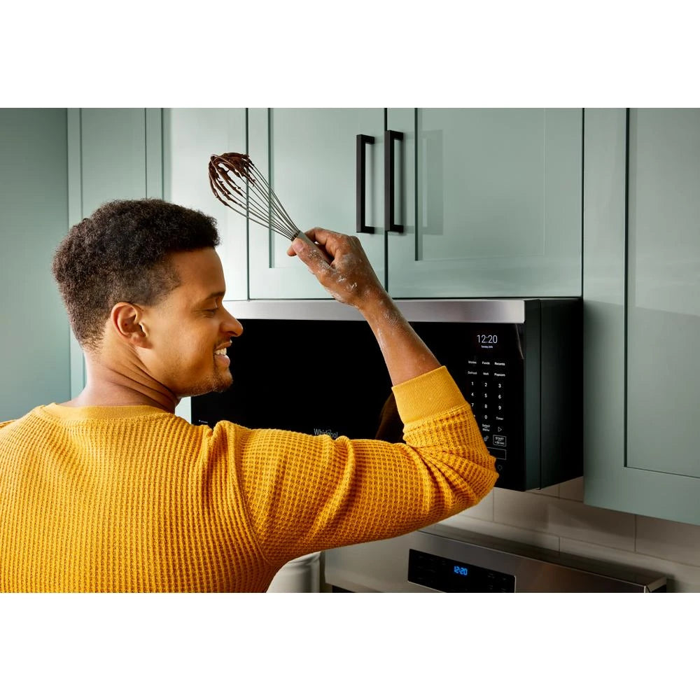 1.1 cu. ft. Smart Low Profile Microwave Hood Combination with 450 CRM 4-Speed Venting - (WMML5530RZ)