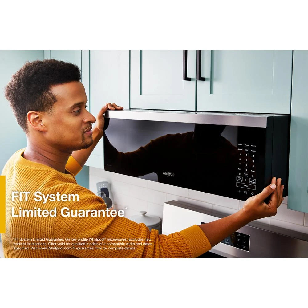1.1 cu. ft. Smart Low Profile Microwave Hood Combination with 450 CRM 4-Speed Venting - (WMML5530RZ)