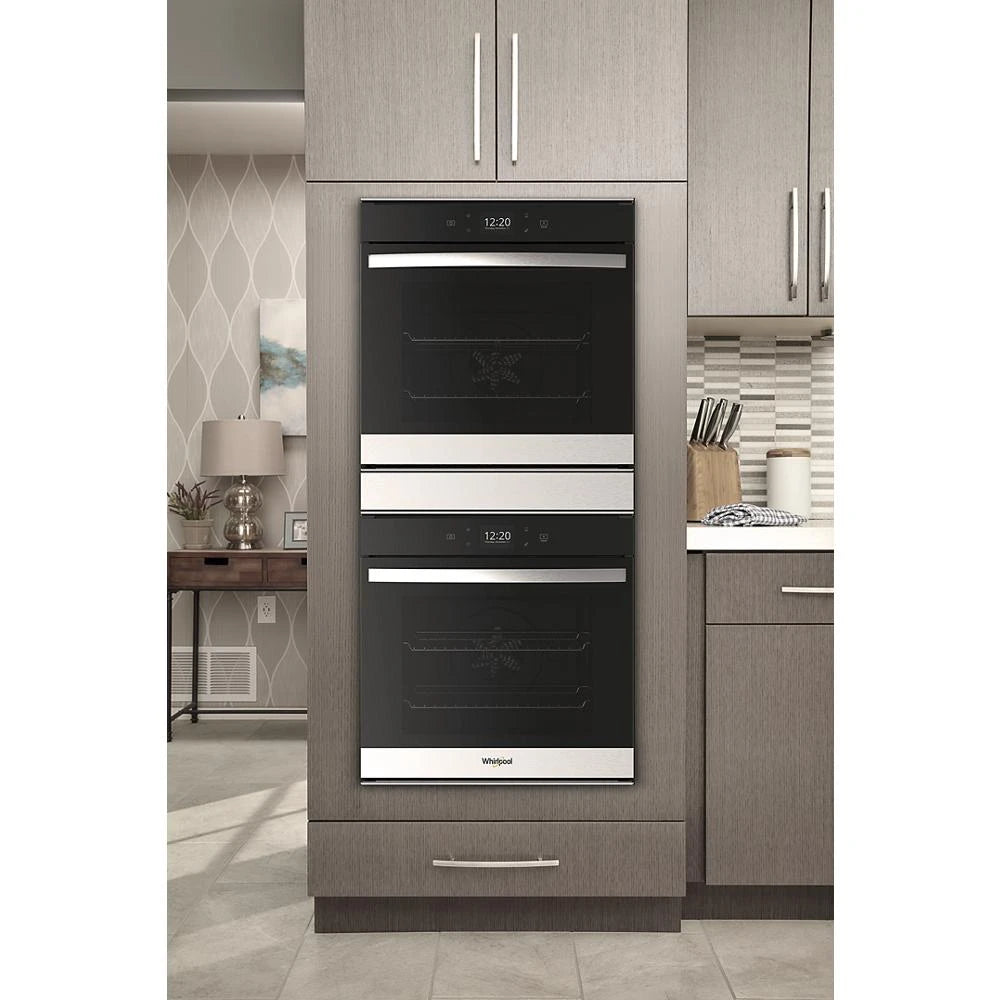 5.8 Cu. Ft. 24 Inch Double Wall Oven with Convection - (WOD52ES4MZ) - WHIRLPOOL
