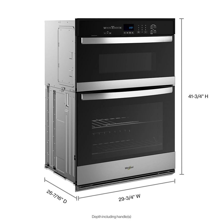 6.4 Total Cu. Ft. Combo Self-Cleaning Wall Oven - (WOEC3030LS)