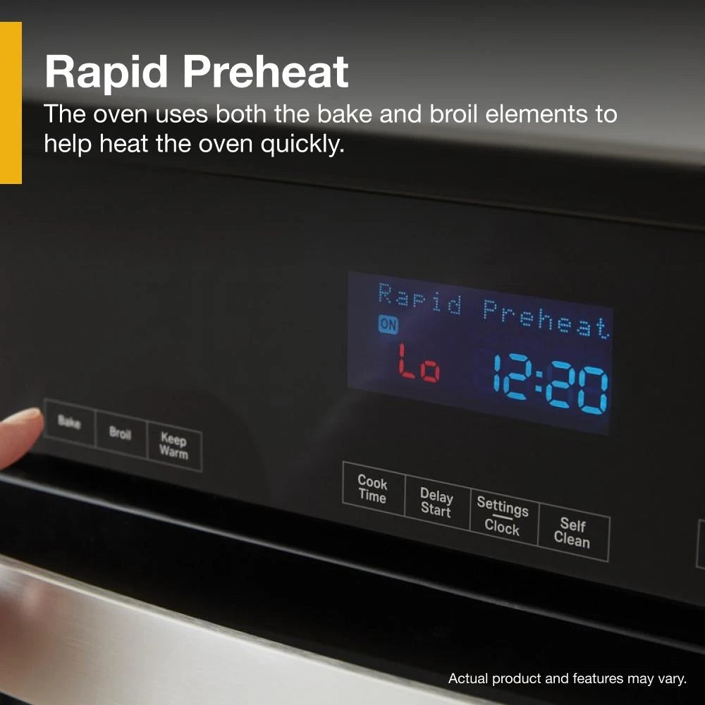 10.0 Total Cu. Ft. Double Self-Cleaning Wall Oven - (WOED3030LS)