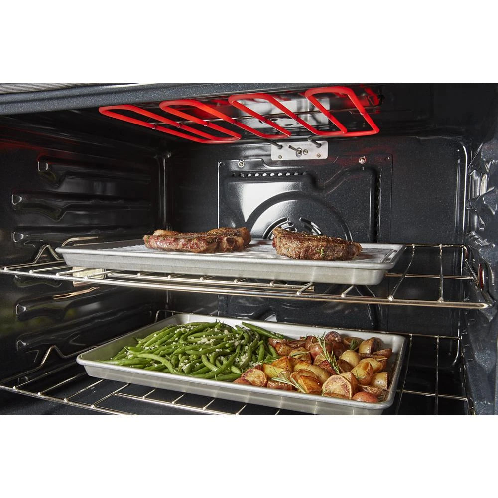 10.0 Total Cu. Ft. Double Wall Oven with Air Fry When Connected - (WOED5030LB)