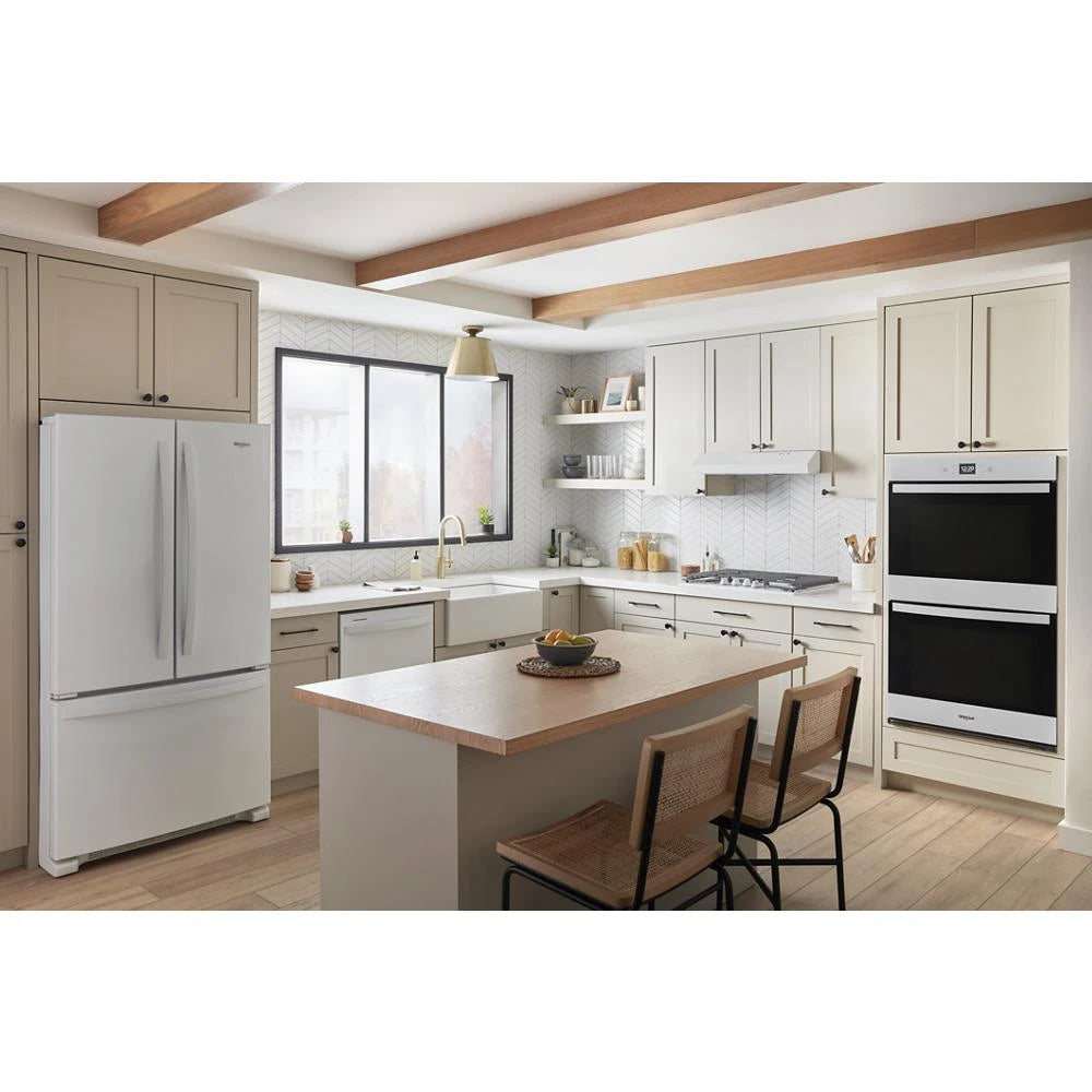 10.0 Total Cu. Ft. Double Wall Oven with Air Fry When Connected - (WOED5030LW)