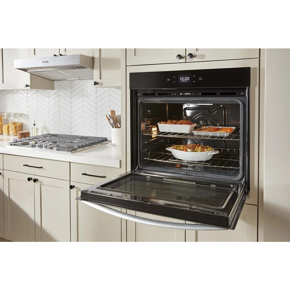 4.3 Cu. Ft. Single Wall Oven with Air Fry When Connected - (WOES5027LB)