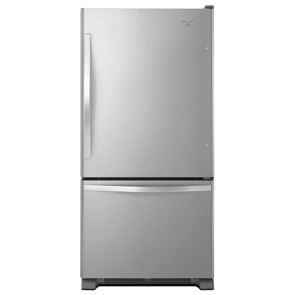 33-inches wide Bottom-Freezer Refrigerator with SpillGuard??? Glass Shelves - 22 cu. ft - (WRB322DMBM) - WHIRLPOOL