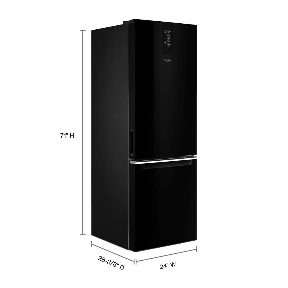 24-inch Wide Garage-Ready Bottom-Freezer Refrigerator - 12.9 cu. ft. - (WRB533CZJB) - WHIRLPOOL