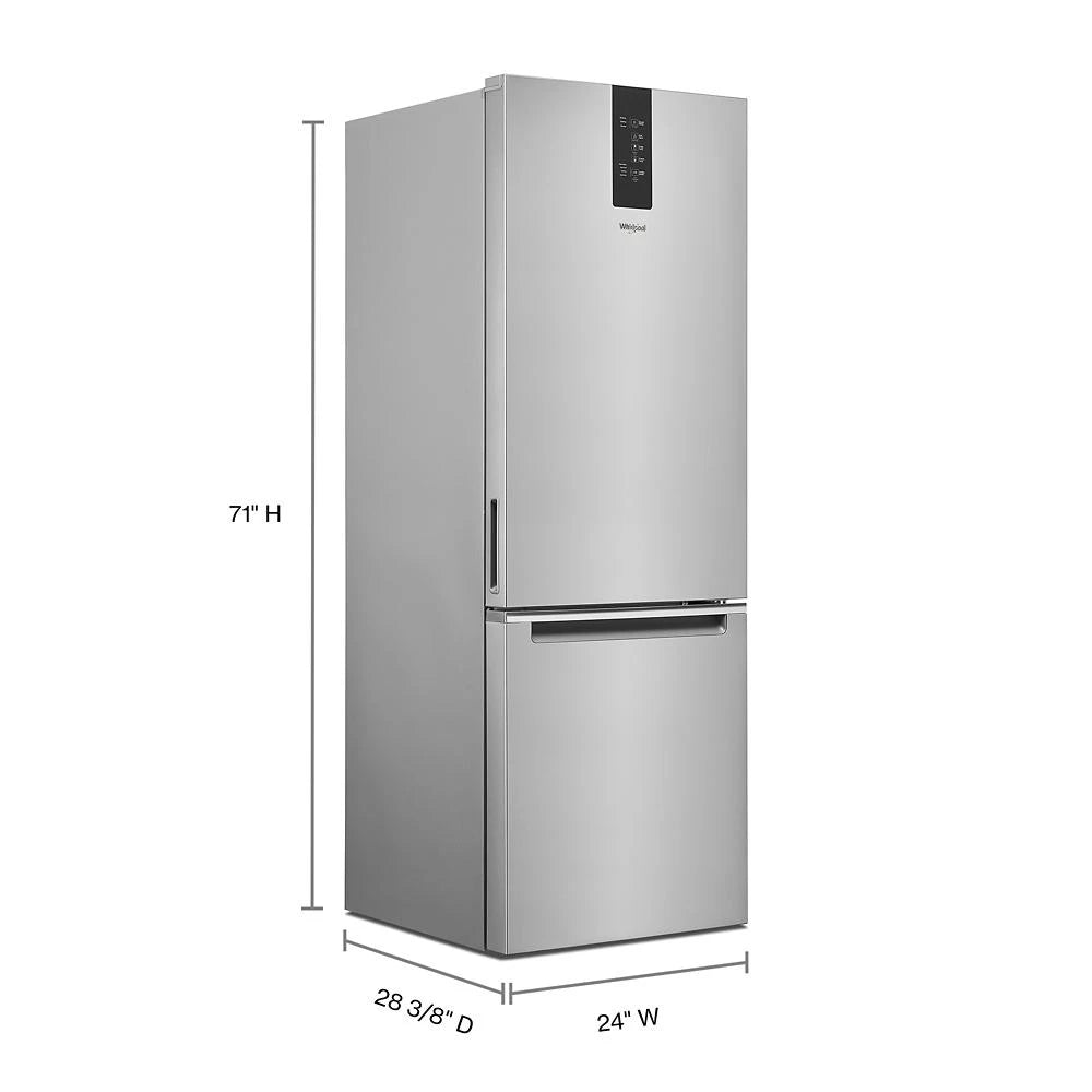 24-inch Wide Garage-Ready Bottom-Freezer Refrigerator - 12.9 cu. ft. - (WRB533CZJZ) - WHIRLPOOL