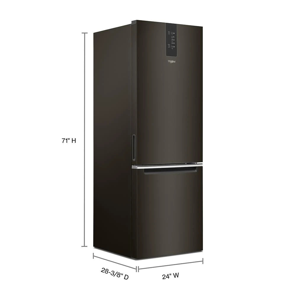 24-inch Wide Garage- Ready Bottom-Freezer Refrigerator - 12.9 cu. ft. - (WRB543CMJV) - WHIRLPOOL
