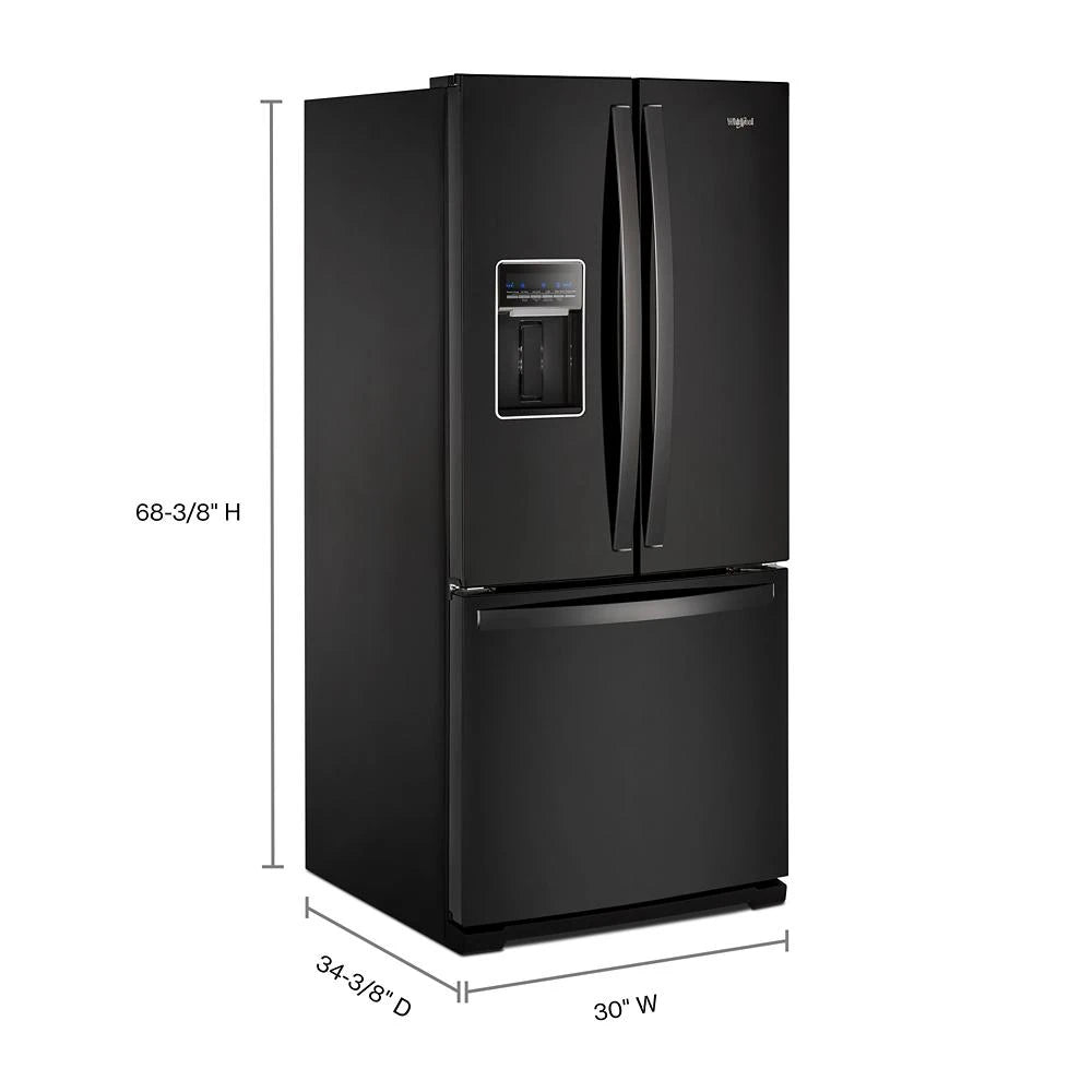 30-inch Wide French Door Refrigerator - 20 cu. ft. - (WRF560SEHB)