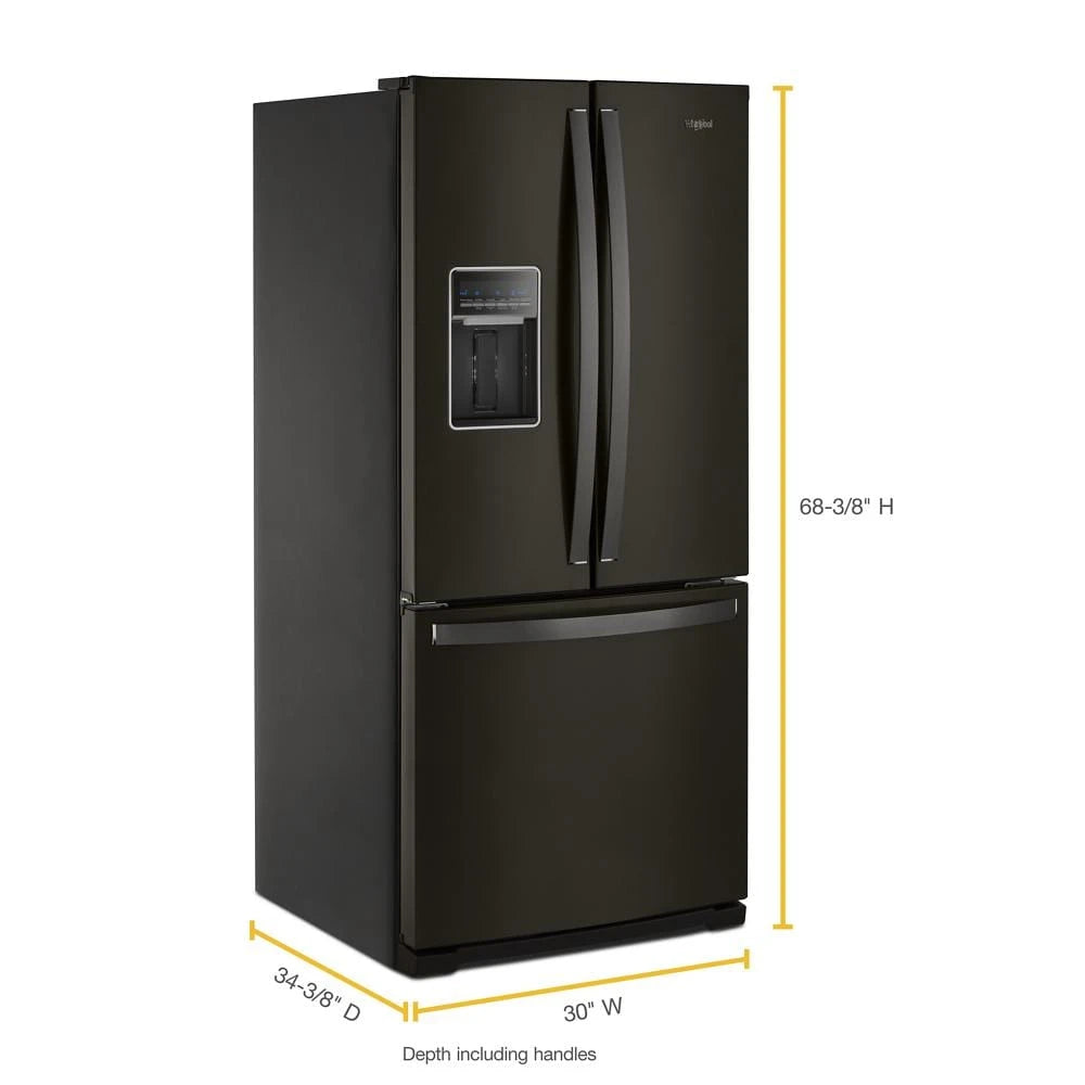 30-inch Wide French Door Refrigerator - 20 cu. ft. - (WRF560SEHV)