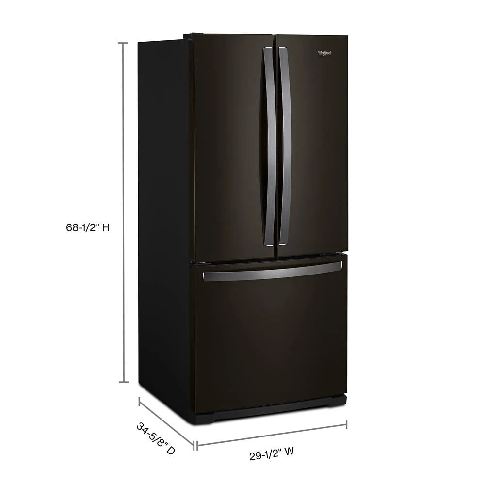 30-inch Wide French Door Refrigerator - 20 cu. ft. - (WRF560SMHV)