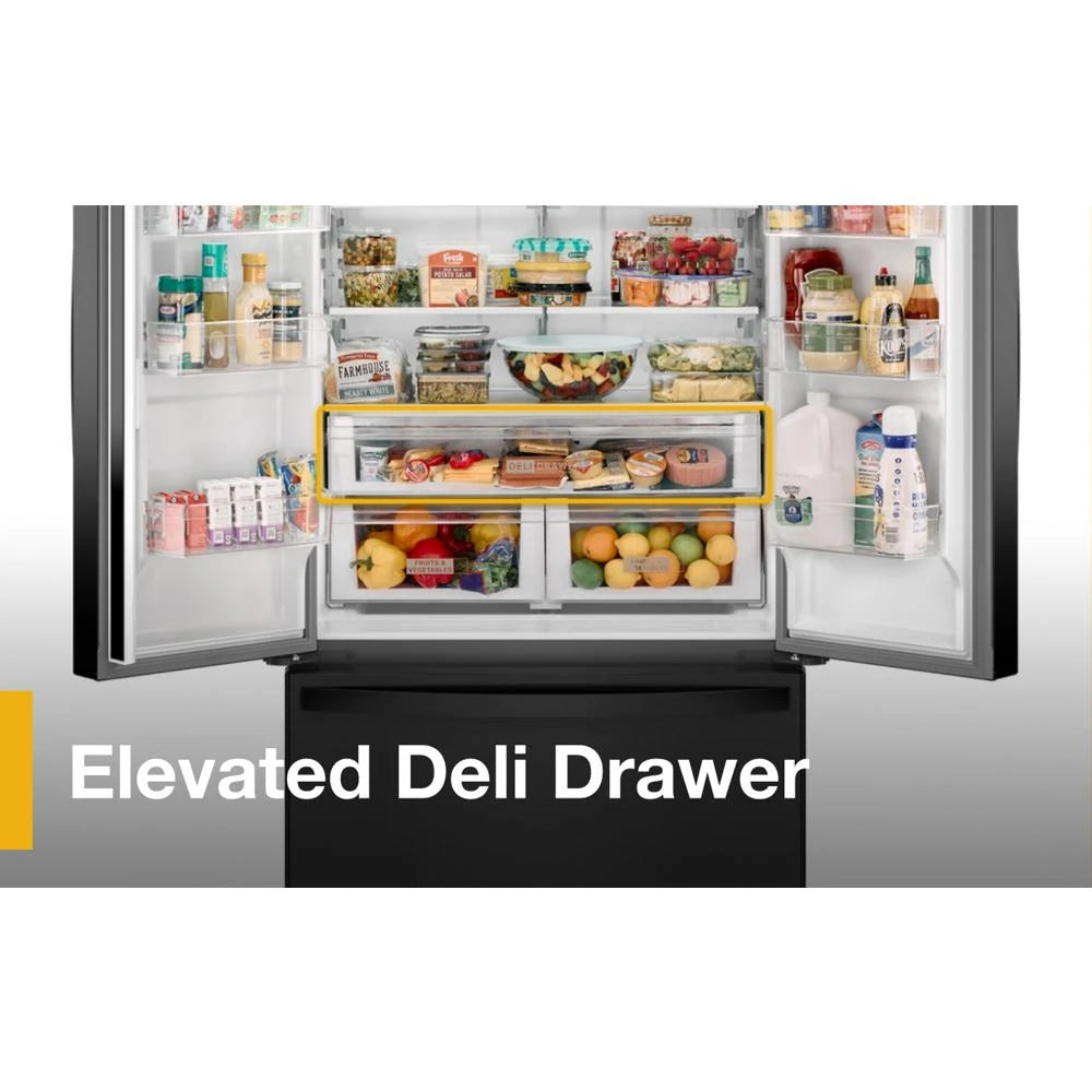 36-Inch Wide Counter-Depth French Door Bottom Mount Refrigerator - 20 cu. ft. - (WRFC2036RB)
