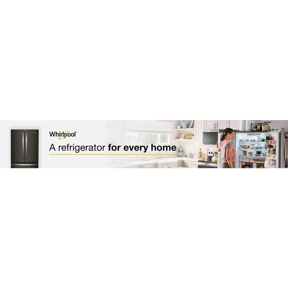 36-Inch Wide Counter-Depth French Door Bottom Mount Refrigerator - 20 cu. ft. - (WRFC2036RV)
