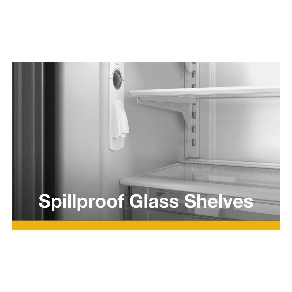 36-Inch Wide Counter-Depth French Door Bottom Mount Refrigerator - 20 cu. ft. - (WRFC2036RV)