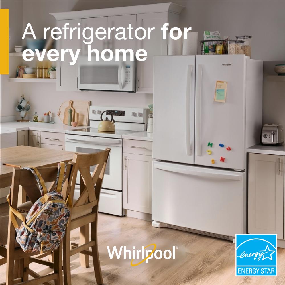 36-Inch Wide Counter-Depth French Door Bottom Mount Refrigerator - 20 cu. ft. - (WRFC2036RW)