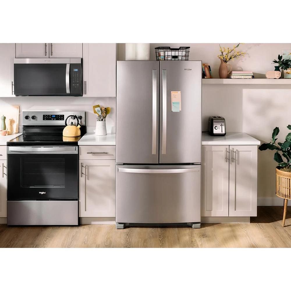 36-Inch Wide Counter-Depth French Door Bottom Mount Refrigerator - 20 cu. ft. - (WRFC2036RW)