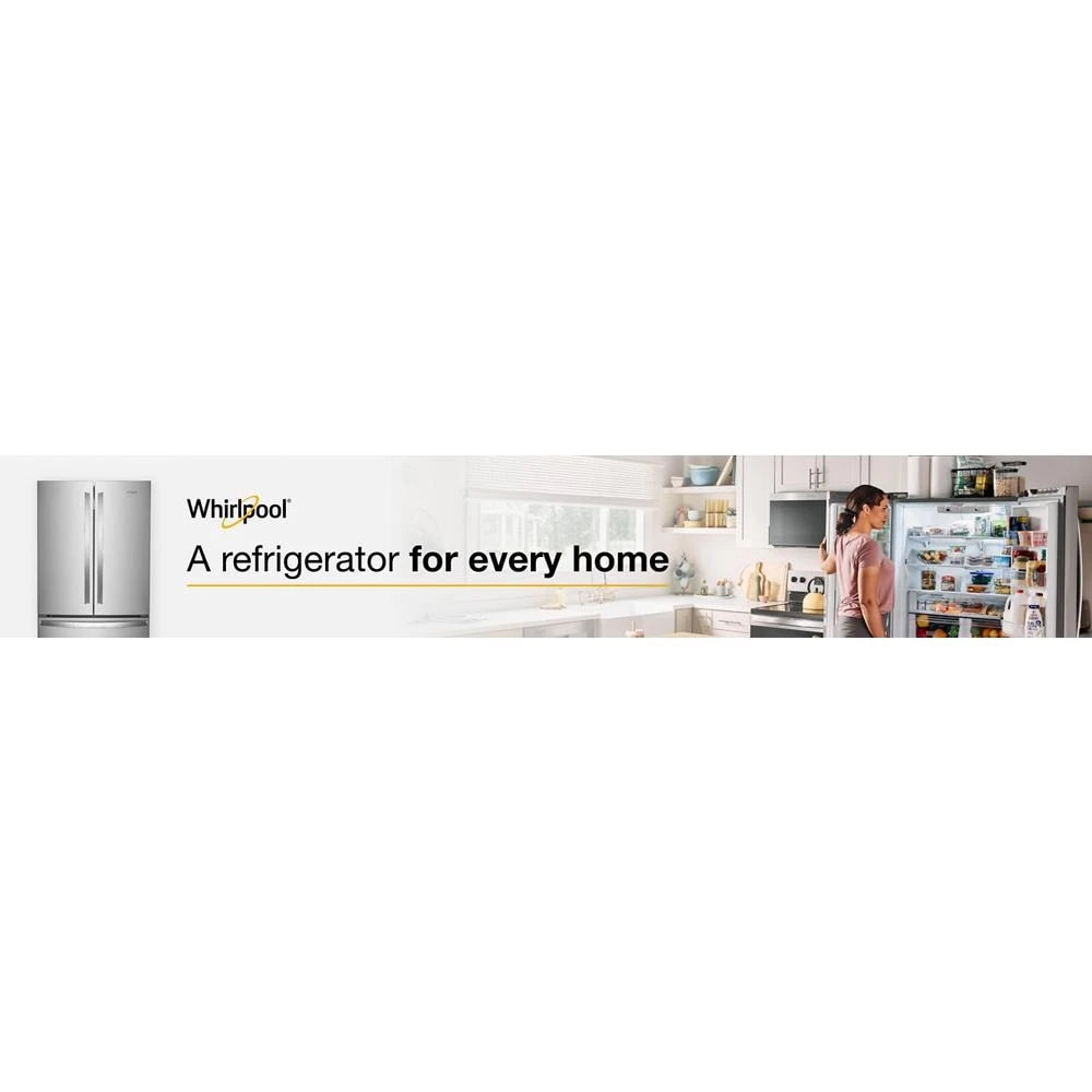 36-Inch Wide Counter-Depth French Door Bottom Mount Refrigerator - 20 cu. ft. - (WRFC2036RZ)