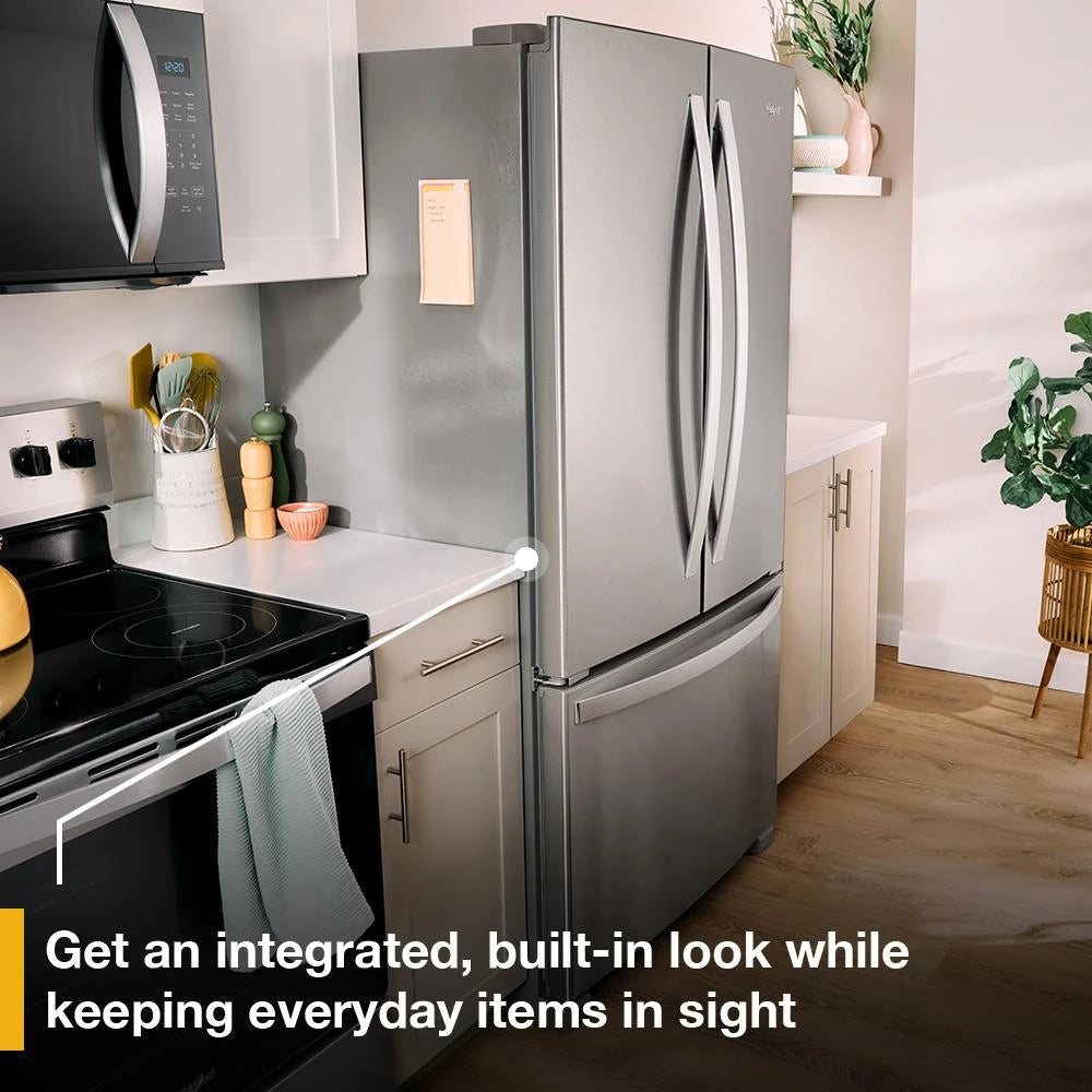 36-Inch Wide Counter-Depth French Door Bottom Mount Refrigerator - 20 cu. ft. - (WRFC2036RZ)