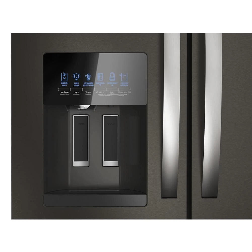 36-Inch Wide French Door Bottom Mount Refrigerator - 25 cu. ft. - (WRMF3636RV)