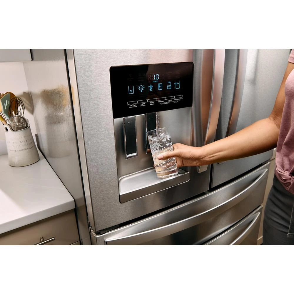 36-Inch Wide French Door Bottom Mount Refrigerator - 25 cu. ft. - (WRMF3636RV)