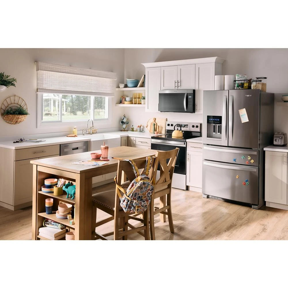 36-Inch Wide French Door Bottom Mount Refrigerator - 25 cu. ft. - (WRMF3636RZ)