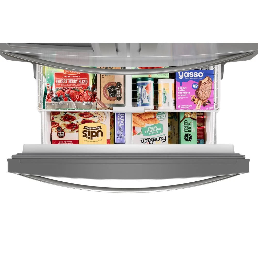 36-Inch Wide French Door Bottom Mount Refrigerator - 25 cu. ft. - (WRMF3636RZ)