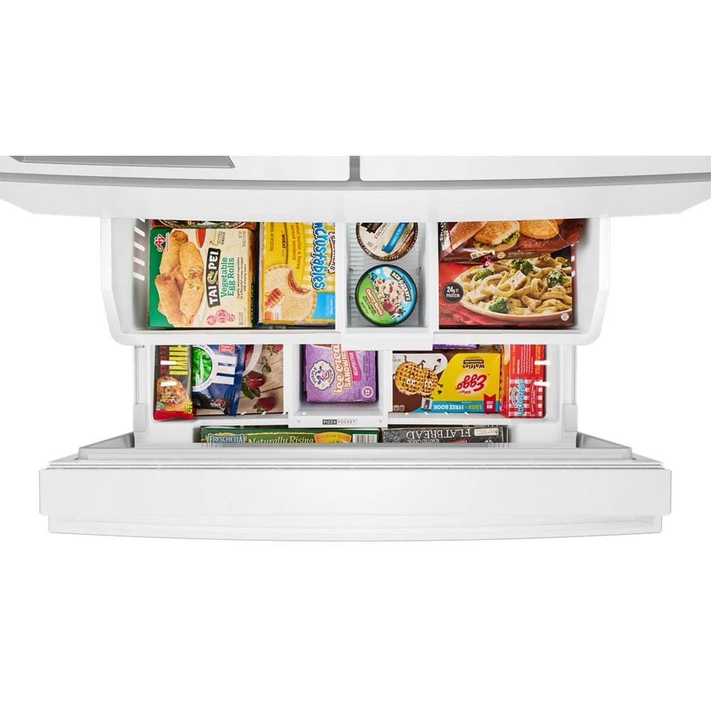 Whirlpool® 29 Cu. Ft. Family-Sized Capacity French Door Refrigerator with Flexible Temperature Drawer - (WRMF3636SW)