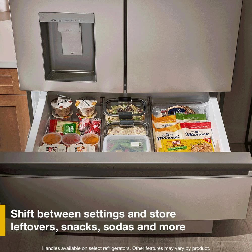 Whirlpool® 29 Cu. Ft. Family-Sized Capacity French Door Refrigerator with Flexible Temperature Drawer - (WRMF3636SW)