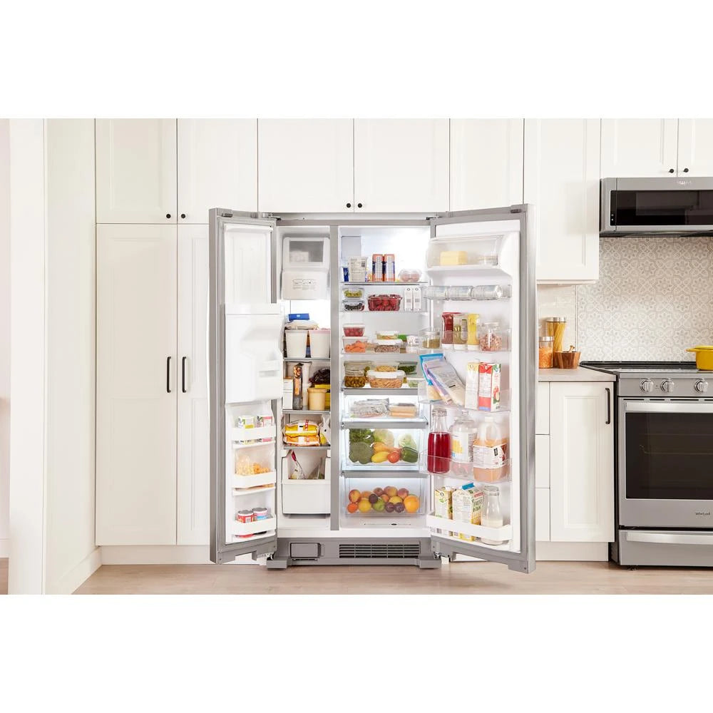 33-inch Wide Side-by-Side Refrigerator - 22 cu. ft. - (WRS312SNHM) - WHIRLPOOL