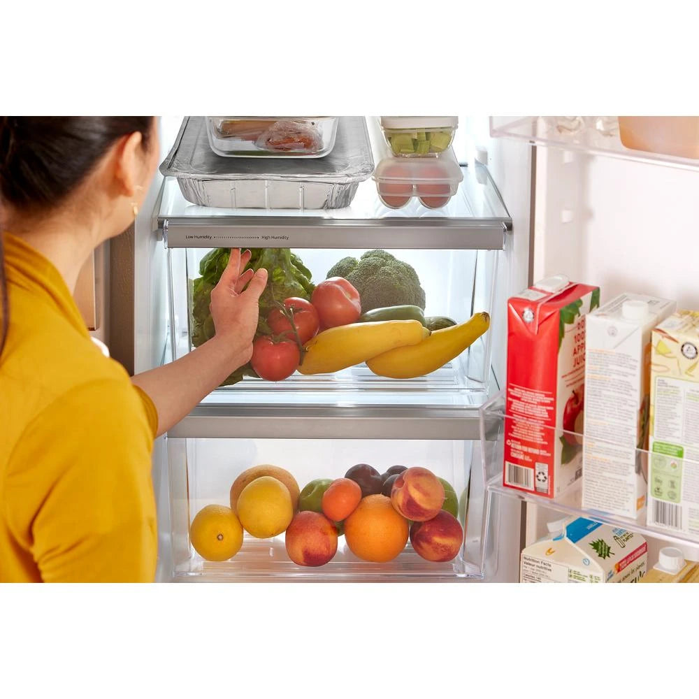 33-inch Wide Side-by-Side Refrigerator - 22 cu. ft. - (WRS312SNHM) - WHIRLPOOL