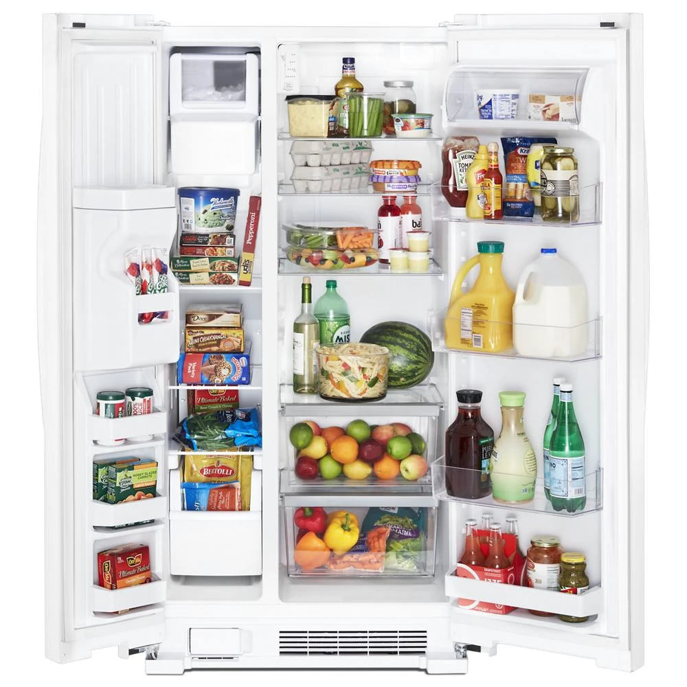 36-inch Wide Side-by-Side Refrigerator - 24 cu. ft. - (WRS315SDHW) - WHIRLPOOL