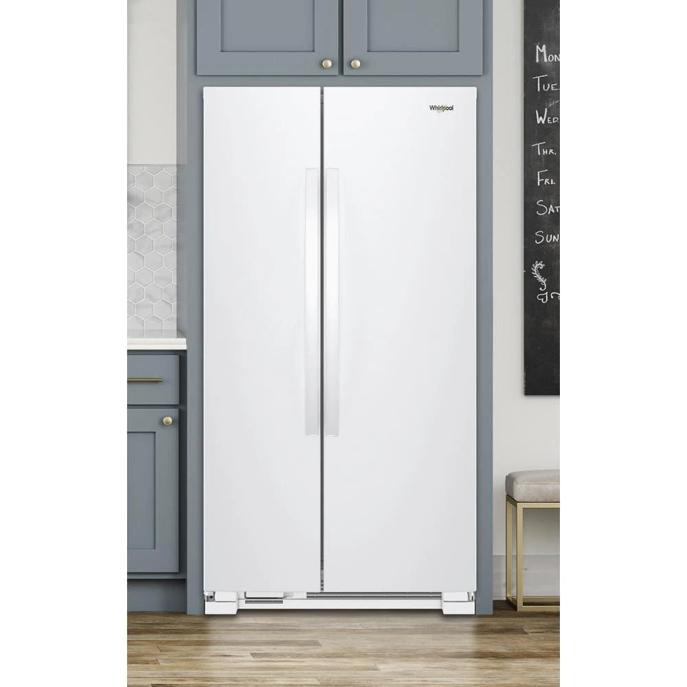 36-inch Wide Side-by-Side Refrigerator - 25 cu. ft. - (WRS315SNHW) - WHIRLPOOL