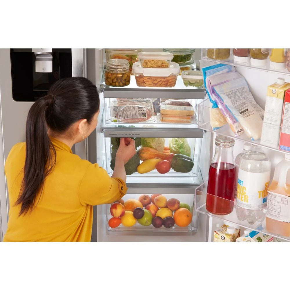 33-inch Wide Side-by-Side Refrigerator - 21 cu. ft. - (WRS321SDHZ) - WHIRLPOOL