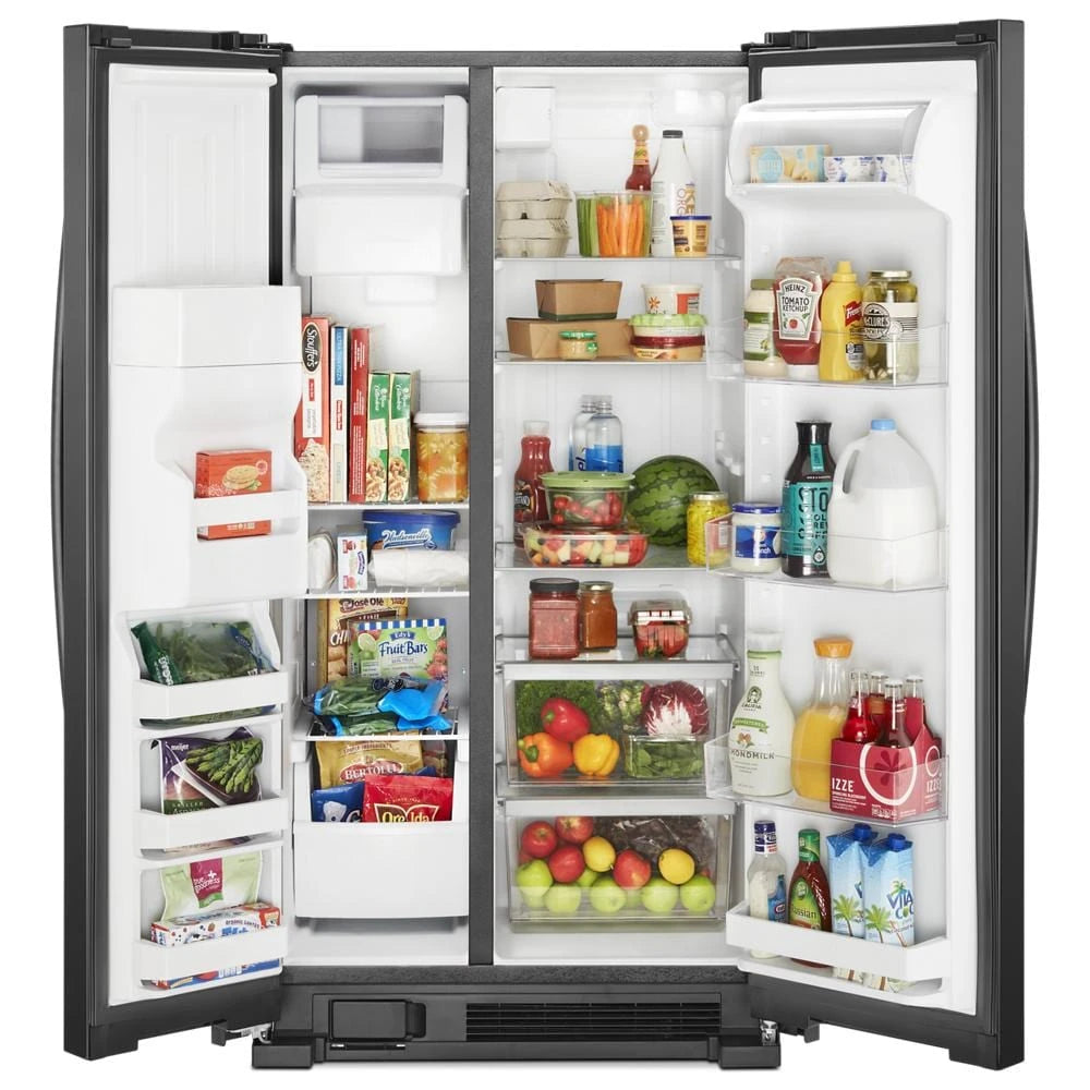 36-inch Wide Side-by-Side Refrigerator - 25 cu. ft. - (WRS335SDHB) - WHIRLPOOL