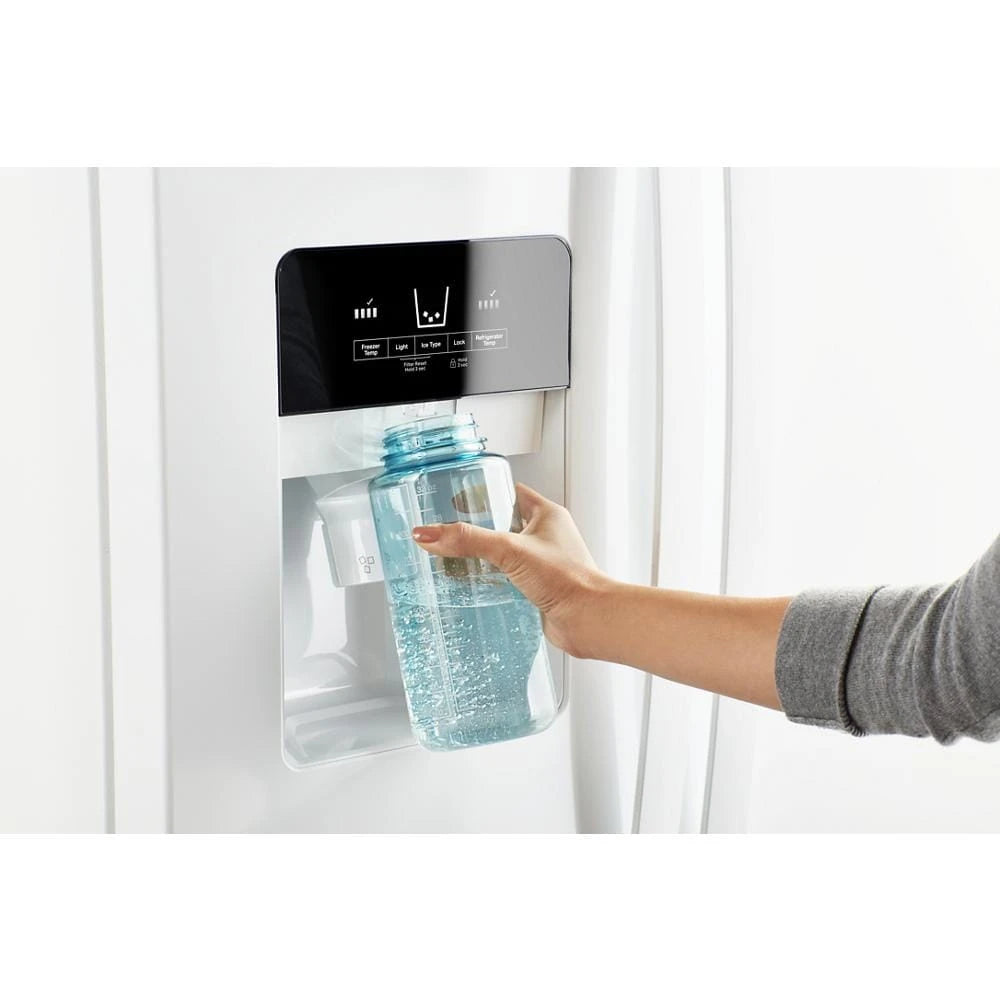 36-inch Wide Side-by-Side Refrigerator - 25 cu. ft. - (WRS335SDHW) - WHIRLPOOL