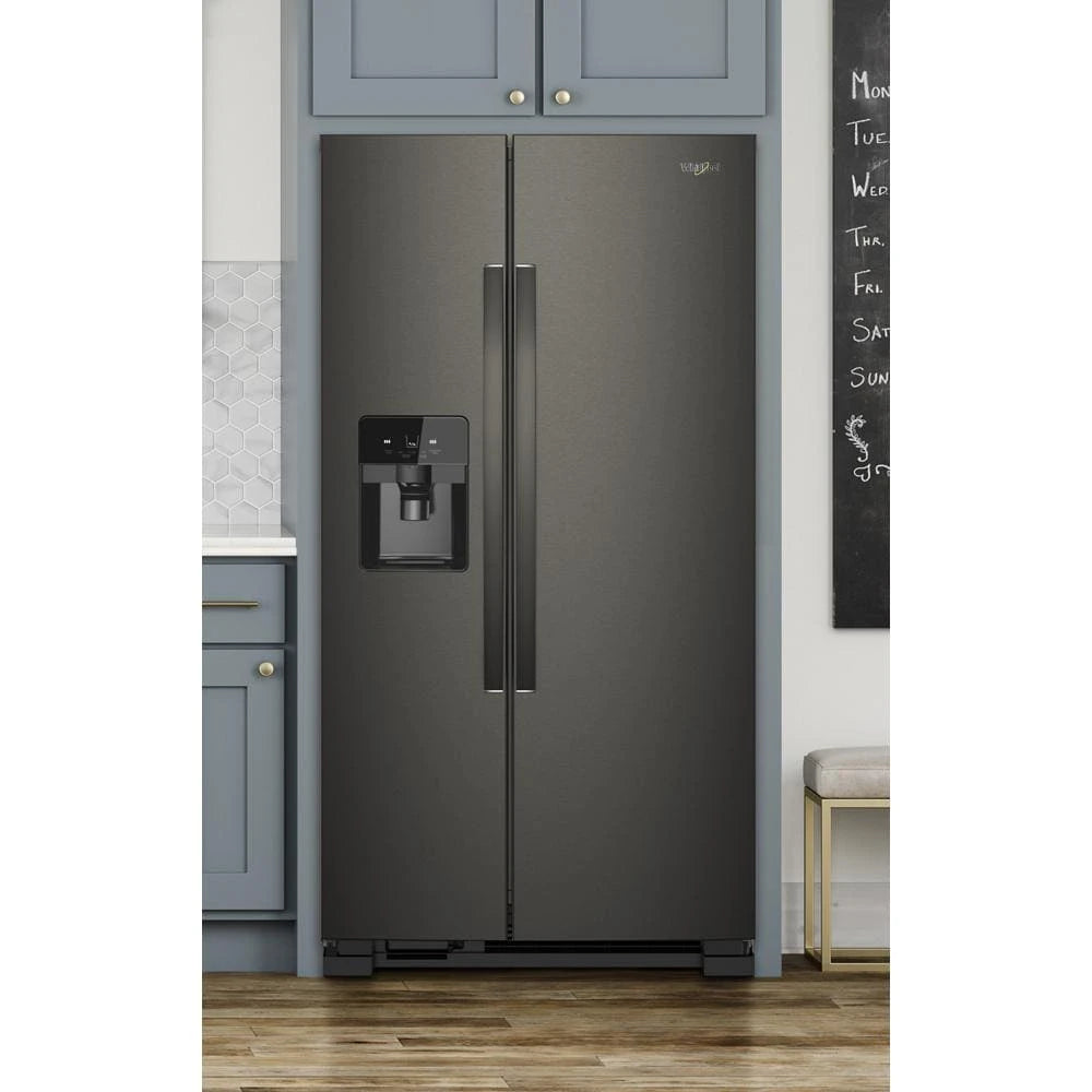 36-inch Wide Side-by-Side Refrigerator - 25 cu. ft. - (WRS555SIHV)
